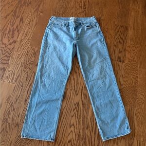 Abercrombie Curve Love Low Rise Baggy Jeans